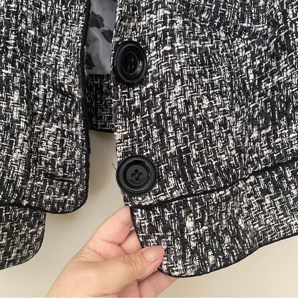 Lane Bryant cropped tweed jacket - Picture 3 of 7